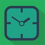 minimalist clock widget android application logo